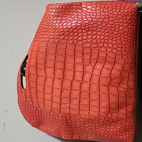 Vince Camuto Leather Monnogram Handbag - Picture 2 of 10